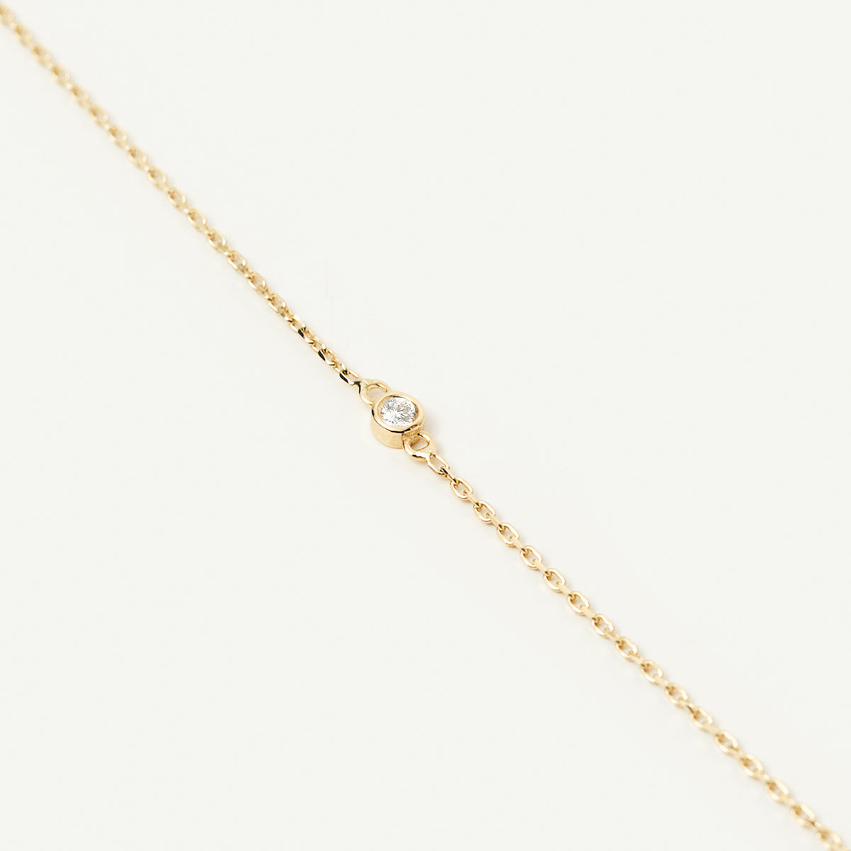 Collier Solitiare Diamond Station en or 585