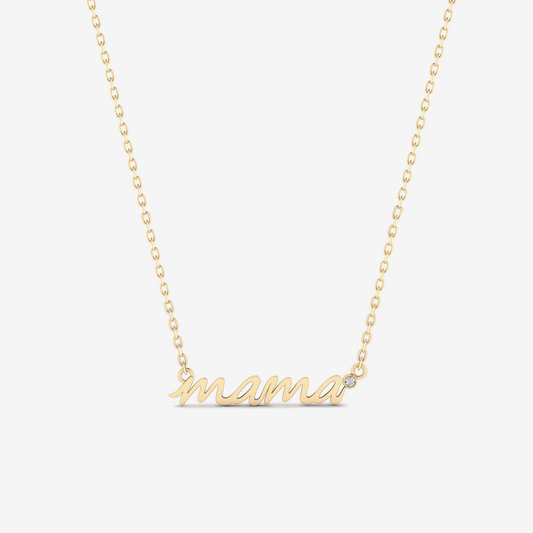 Diamant-Mama-Halskette
