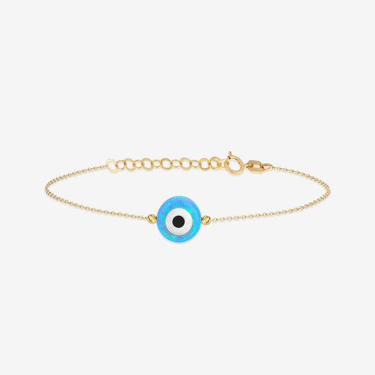 Opal Evil Eye Armband