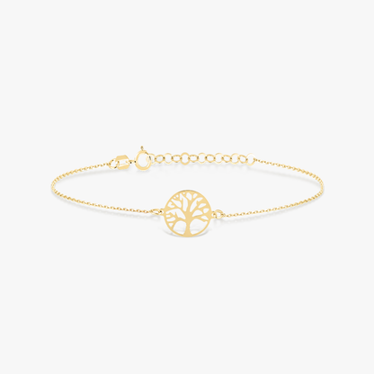 Lebensbaum-Armband, verstellbar
