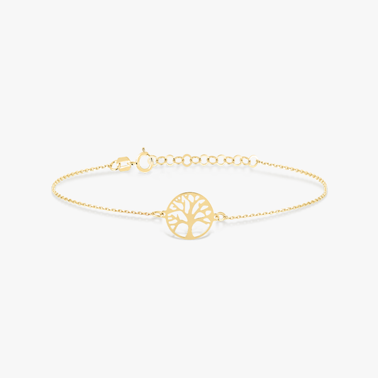Lebensbaum-Armband, verstellbar