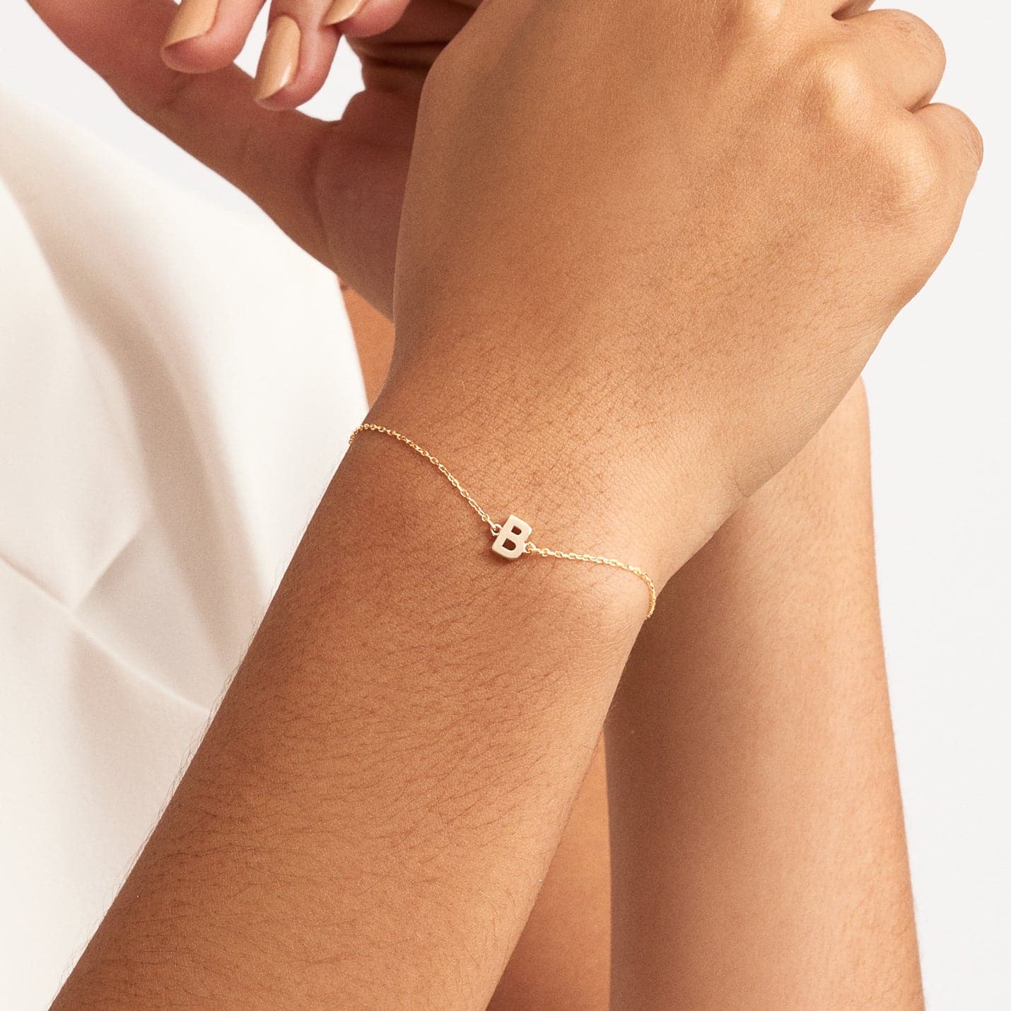 Initiale Armbänder, verstellbar