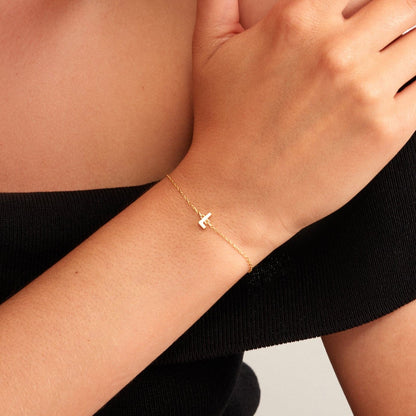 Initiale Armbänder, verstellbar