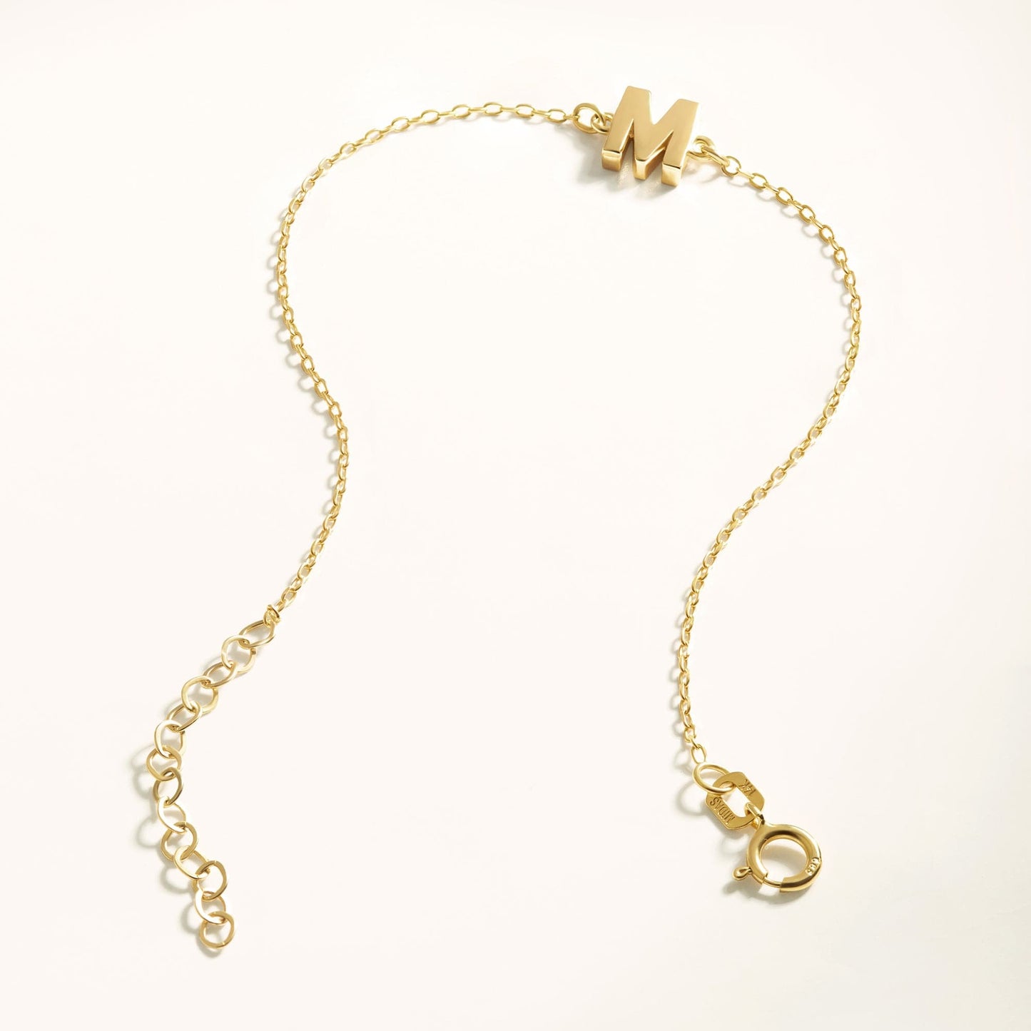 Initiale Armbänder, verstellbar