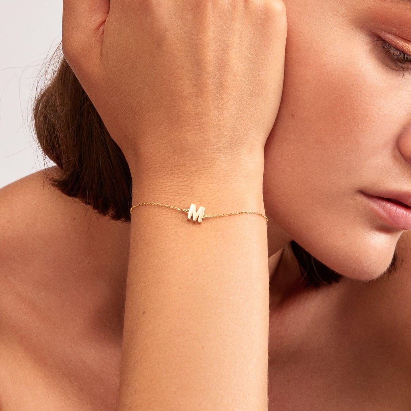 Initiale Armbänder, verstellbar