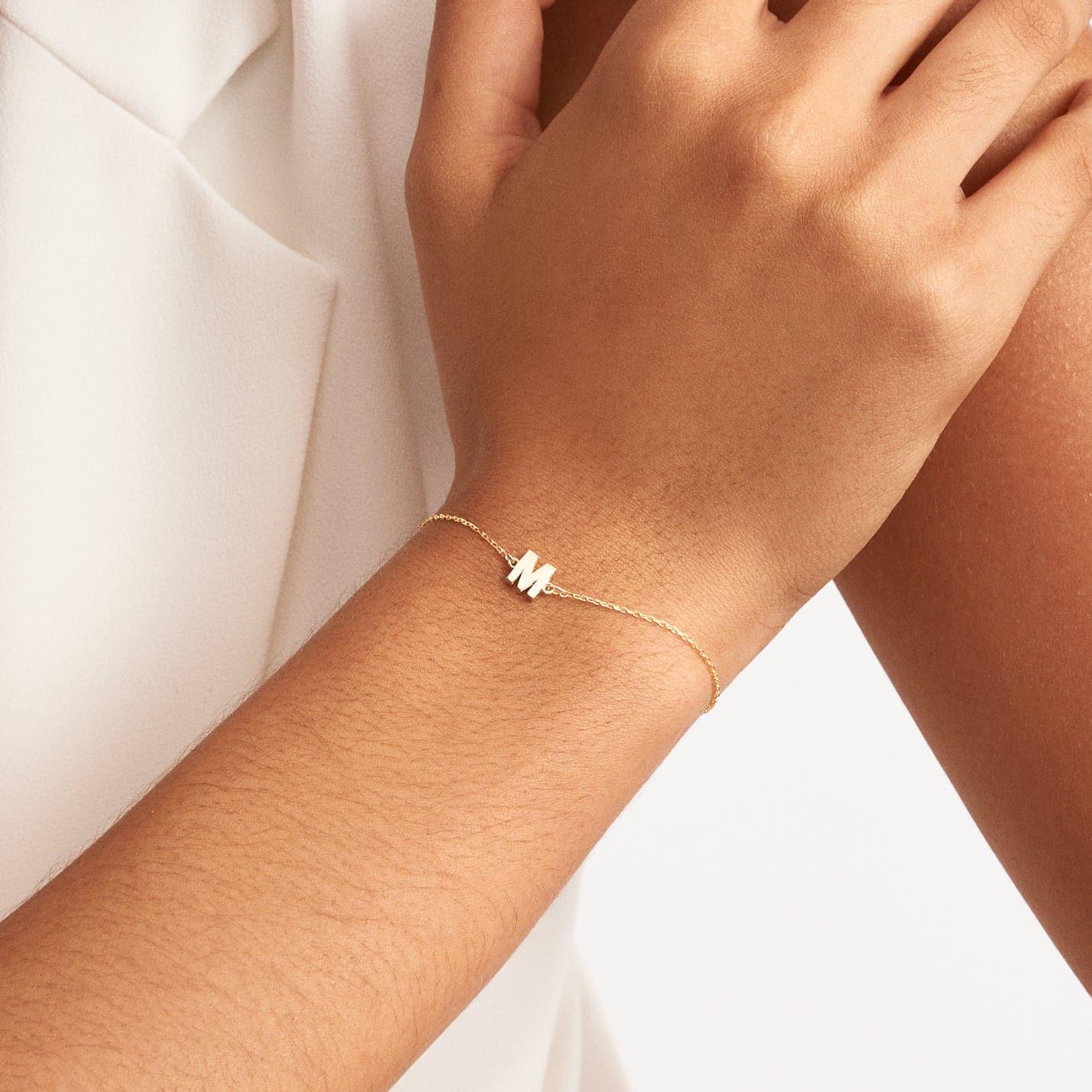 Initiale Armbänder, verstellbar