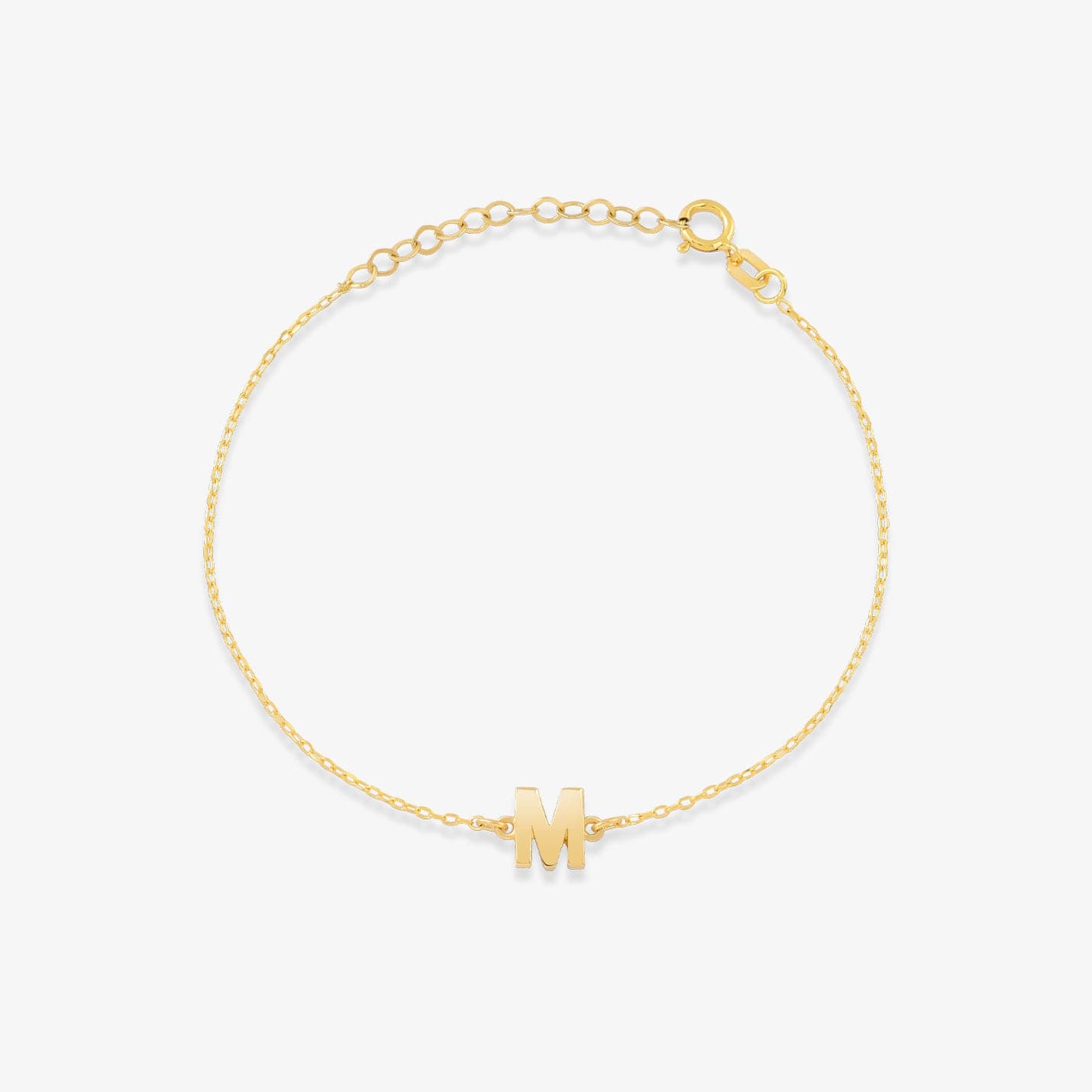 Initiale Armbänder, verstellbar