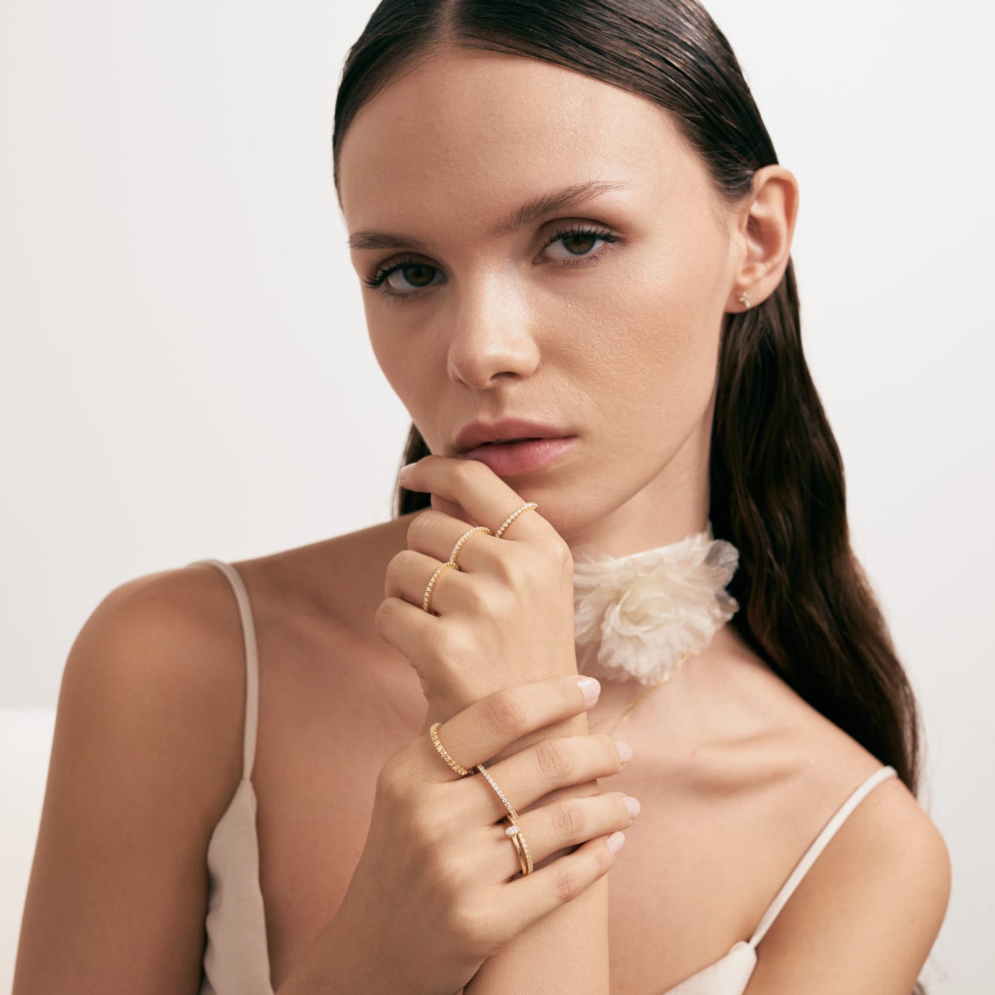 Diamant Halb Ewigkeit Ring