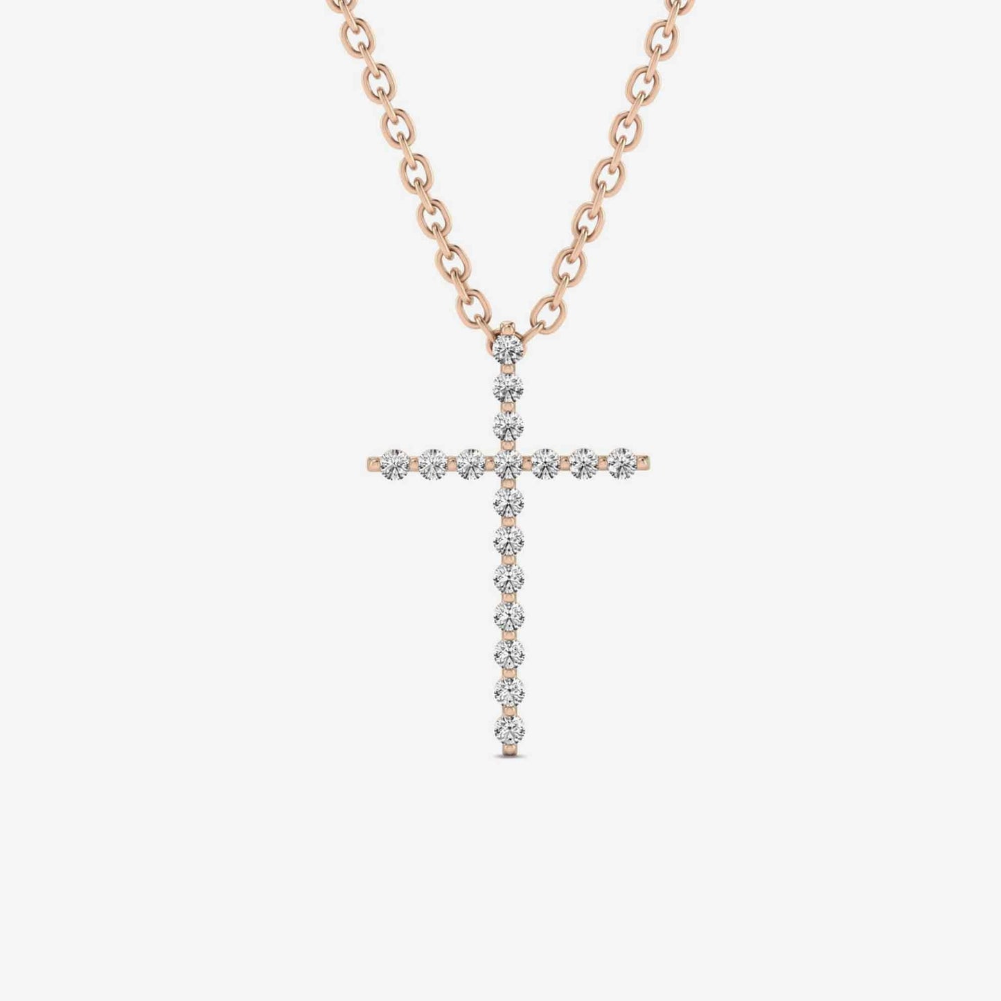 Diamant-Kreuz-Halskette