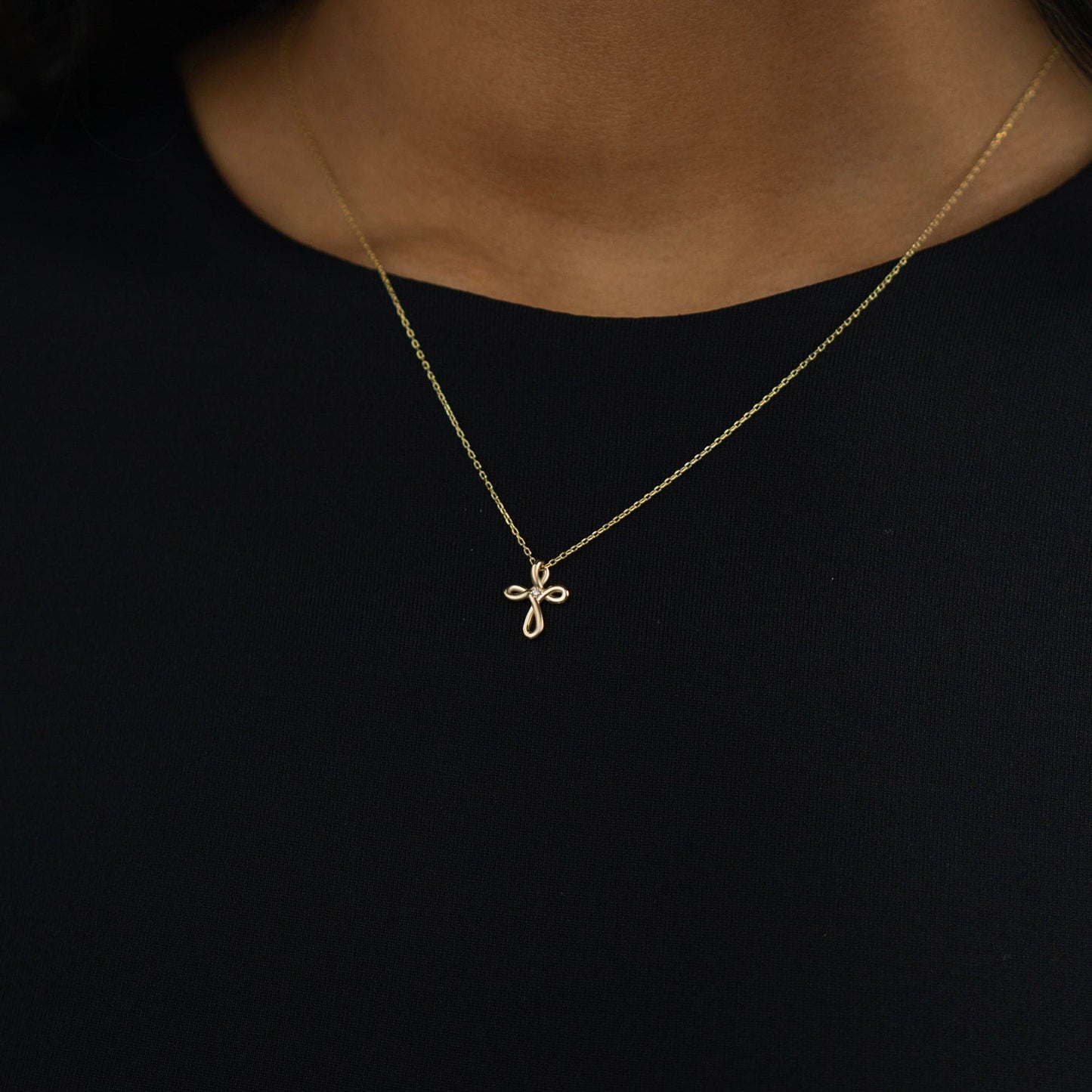 Diamant-Kreuz Unendlichkeitskette