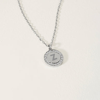 Diamantene, gravierbare Scheibenkette