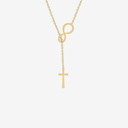 Unendliches Kreuz Halskette