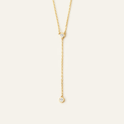 Diamant Lariat Halskette