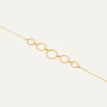 Fünf Ringe Halskette