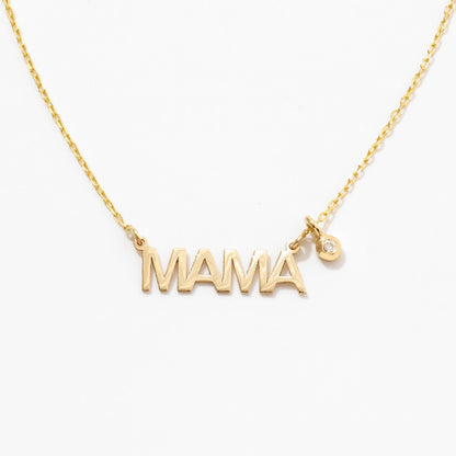 Tiny Diamond Mama Halskette