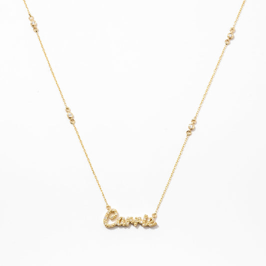 Diamant Carrie Namenskette