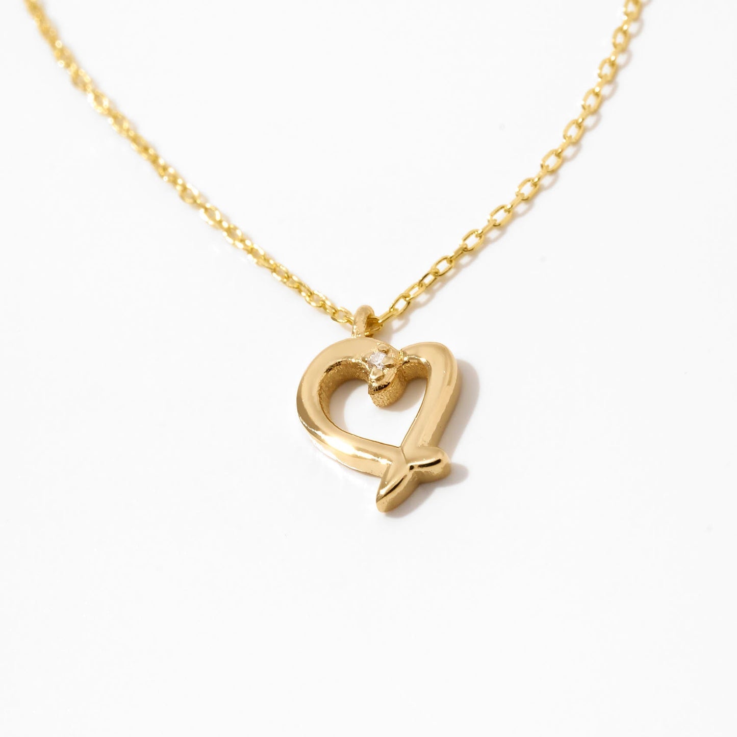 Mini Diamond Herz Halskette