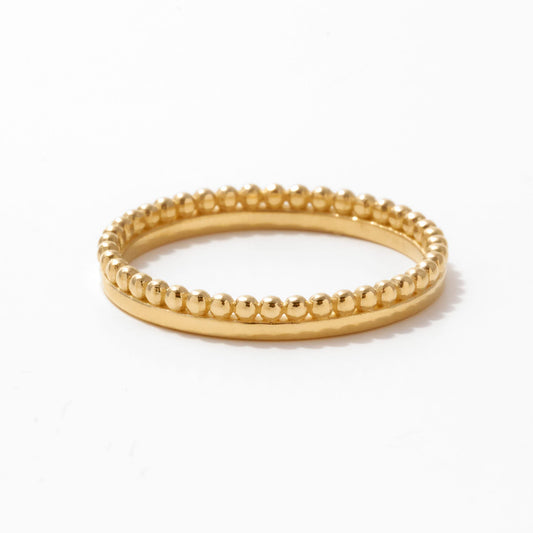 Beaded Duo Ring