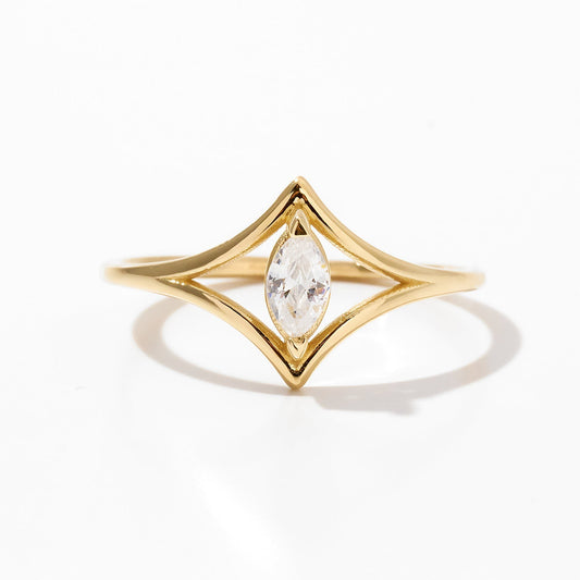 Personalisierter Marquise Ring