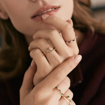 Personalisierter Ivy Marquise Ring