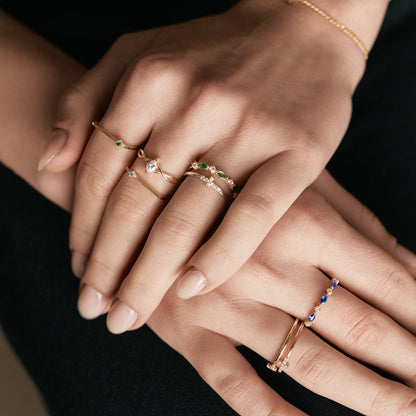 Personalisierter Ivy Marquise Ring