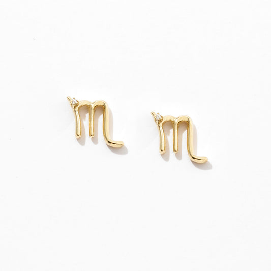 Diamant Zodiac Ohrstecker