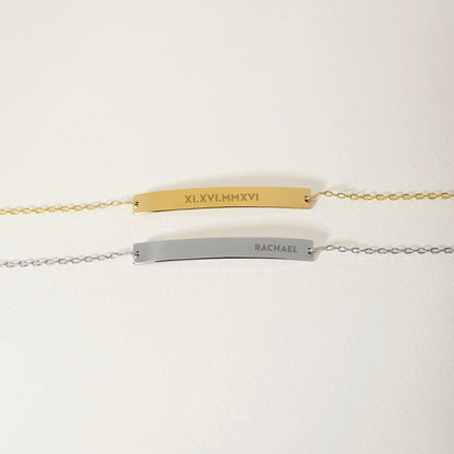 Individuell graviertes Barrenarmband