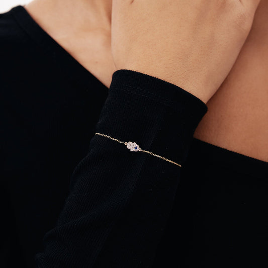 Diamant-Pave-Hamasa-Armband