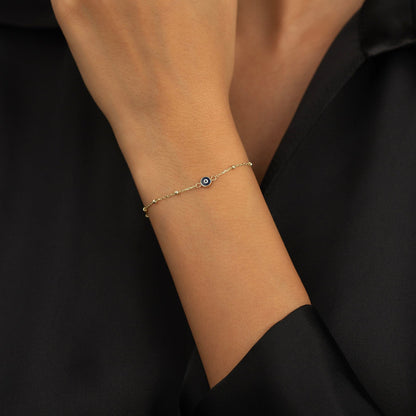 Perlenkette Evil Eye Armband