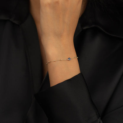 Perlenkette Evil Eye Armband