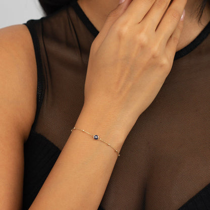 Perlenkette Evil Eye Armband