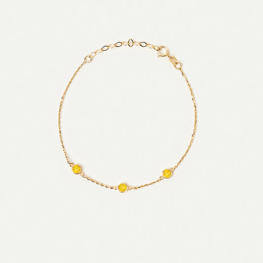 November Birthstone Station Armband