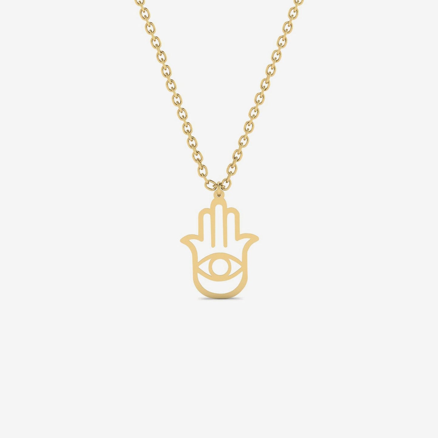 Hamsa Hand Evil Eye Halskette