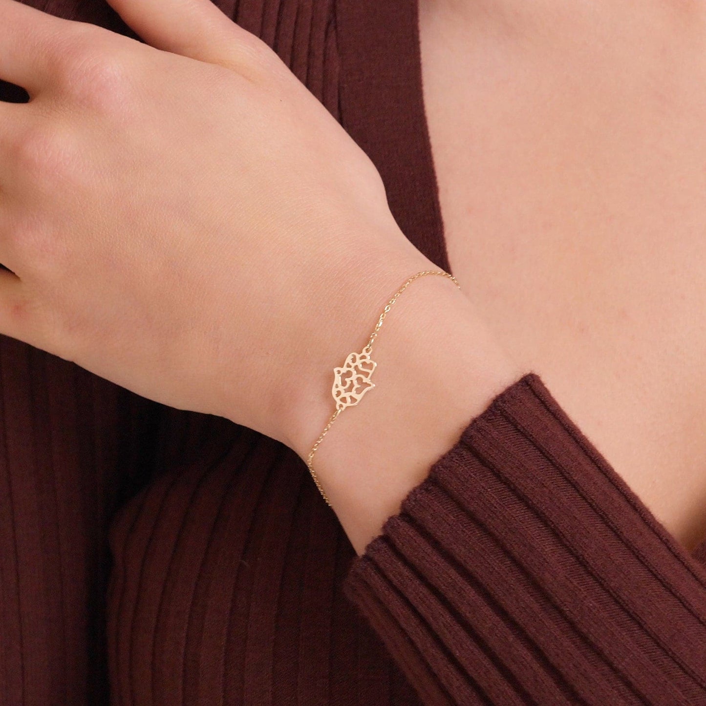 Hamsa Hand Armband