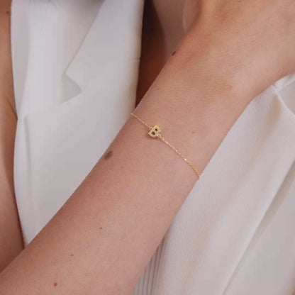 Initiale Armbänder, verstellbar