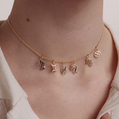 Diamant-Sternzeichen-Charm