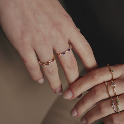 Personalisierter Ivy Marquise Ring