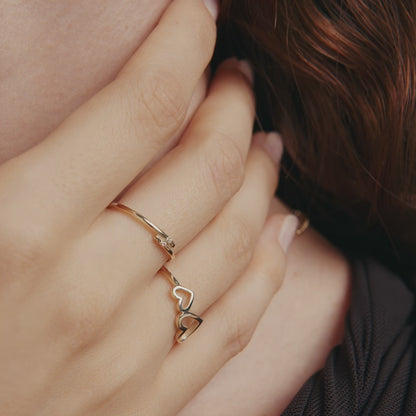 Doppelherz Ring
