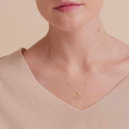 Diamant-Lebensbaum-Halskette