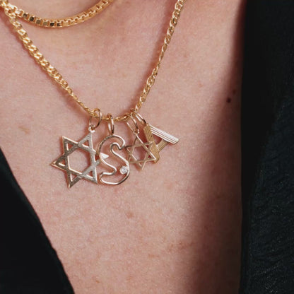 Diamant Buchstabe A Charm