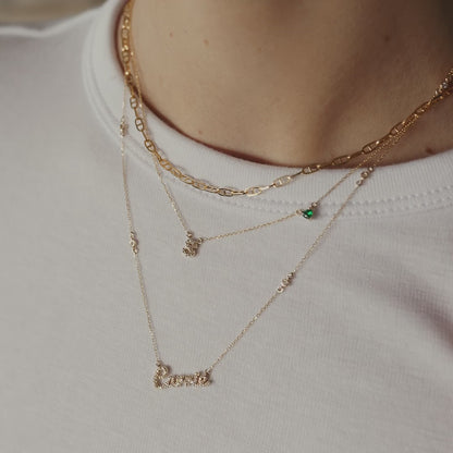 Diamant Carrie Namenskette