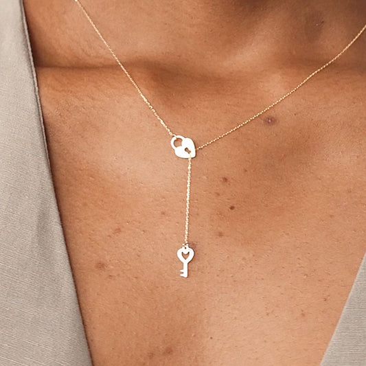Ovale Muster Halskette - Gelin Diamant